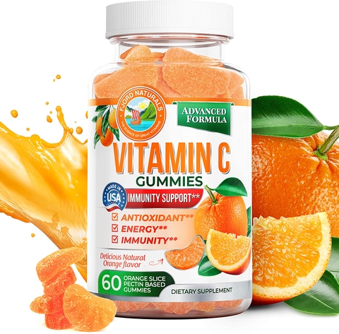 Kẹo Dẻo Vitamin C Fjord Naturals Vitamin C Gummies 60 viên