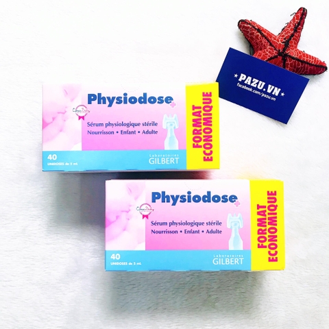 Nước muối sinh lý Physiodose Gilber