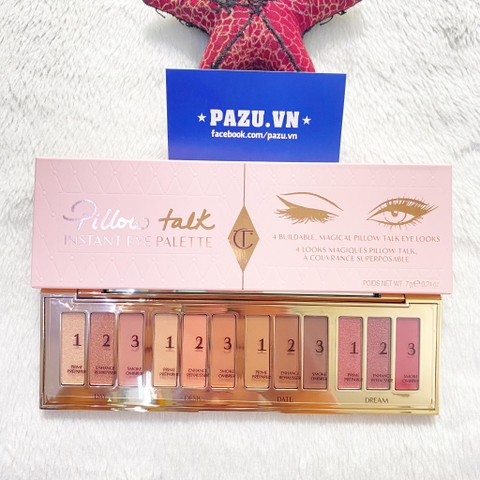 Phấn mắt Charlotte Tilbury Pillow Talk Instant  Eye Palette