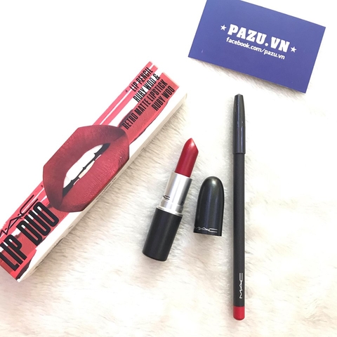 Set MAC LIP RUBY WOO + LIP LINER