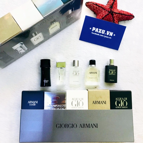 Set Mini Giorgio Armani For Men