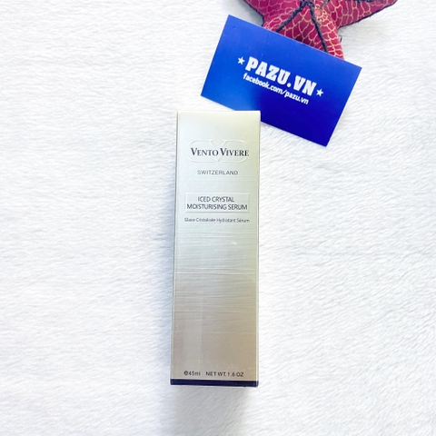 Tinh Chất Dưỡng Da Cấp Ẩm Vento Vivere Iced Crystal Moisturising Serum 45ml
