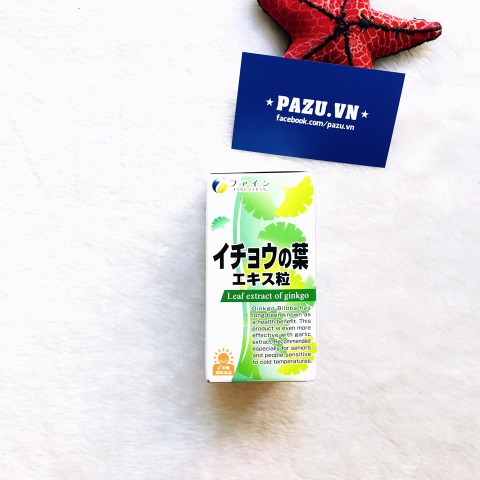 Viên uống bổ não Leaf extract of ginkgo Nhật Bản 400 viên
