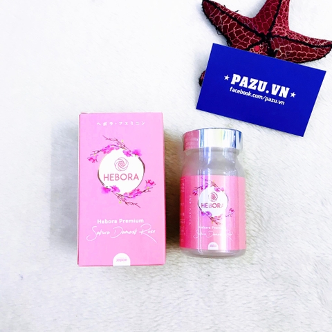 Viên Uống Hàm Hương Hebora Premium Sakura Damask Rose