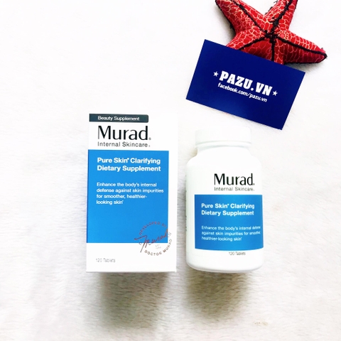 Viên uống trị mụn Murad Pure Skin Clarifying Dietary SupplementViên uống trị mụn Murad Pure Skin Clarifying Dietary Supplement