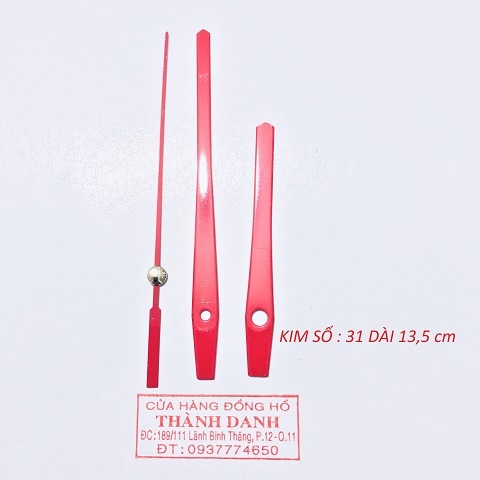 kim số 31 dài 13,5cm