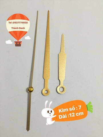 kim số 7 dài 12 cm