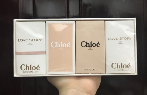 GIFT SET NƯỚC HOA MINI CHLOÉ PARFUM DE ROSES