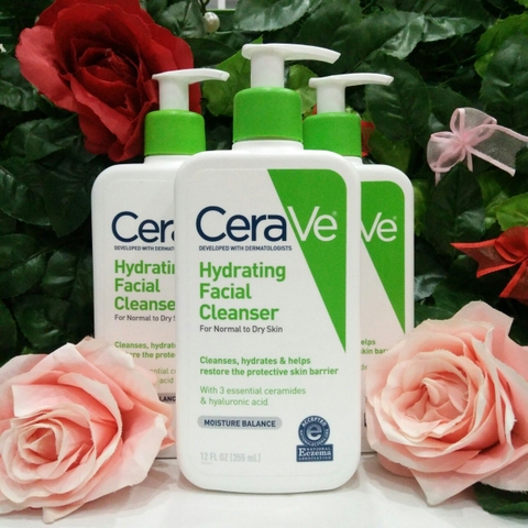 Sữa Rửa Mặt CeraVe Hydrating Cleanser dưỡng ẩm cho da