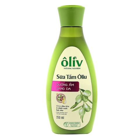 Sữa tắm Ôliu Ôliv dưỡng ẩm chai 250ml