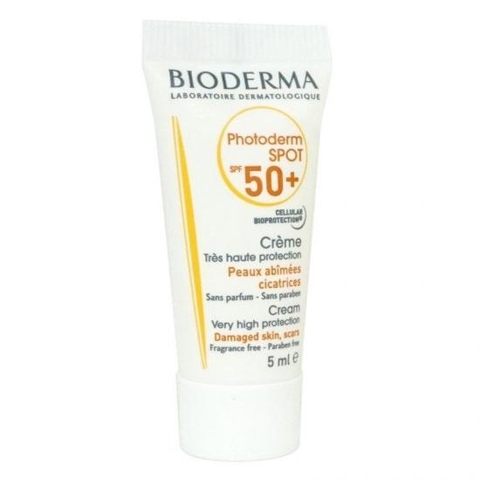 KEM CHỐNG NẮNG DƯỠNG DA SPF 50+ BIODERMA PHOTODERM LASER CREAM 5ML