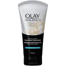 Sữa rửa mặt tẩy tế bào chết Olay Total Effect 7 in one Refreshing