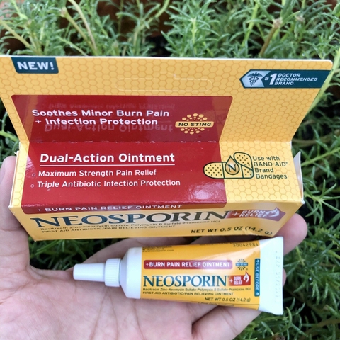 KEM MỠ ĐIỀU TRỊ VẾT THƯƠNG NEOSPORIN + VẾT PHỎNG