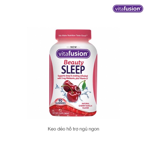 Kẹo Dẻo Hỗ Trợ Điều Trị Mất Ngủ Vitafusion Beauty Sleep Gummies