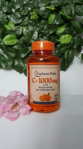 Viên uống Vitamin C 1000mg Puritans Pride 100 viên-Mỹ