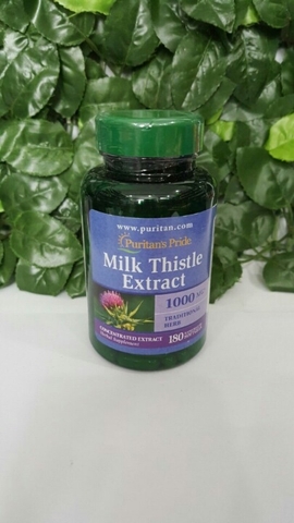 PURITAN’S PRIDE MILK THISTLE EXTRACT 1000MG - HỘP 180 VIÊN