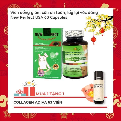 VIÊN UỐNG GIẢM CÂN BEST SLIM COLLAGEN USA  CHAI 60VIÊN