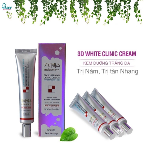 Kem Trị Nám Tàn Nhang Melasma-X 3D Whitening Clinic