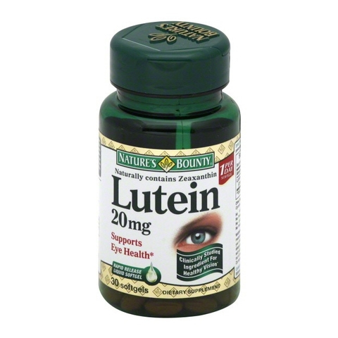 NATURE'S BOUNTY LUTEIN 20MG GIÚP BỔ MẮT VÀ TĂNG CƯỜNG THỊ LỰC