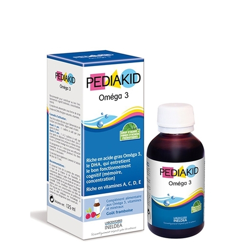 PEDIAKID OMEGA 3 125ML Dể giúp trí não và thị lực