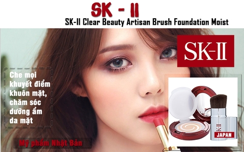 PHẤN KEM NỀN SK-II CLEAR BEAUTY ARTISAN BRUSH FOUNDATION MOIST