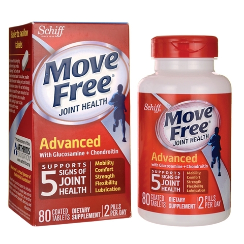 Bổ Khớp SCHIFF MOVE FREE JOINT HEALTH ADVANCED - 80 TABLETS