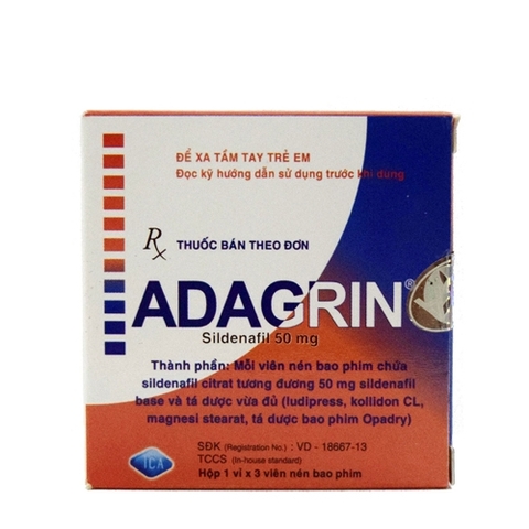 THUỐC CƯỜNG DƯƠNG ADAGRIN 50MG