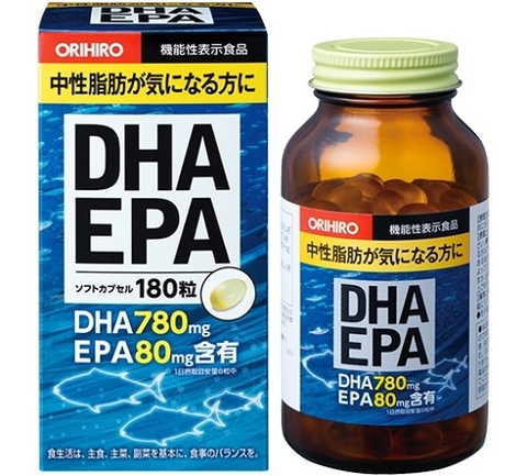 VIÊN UỐNG BỔ NÃO ORIHIRO - DHA EPA 180viên