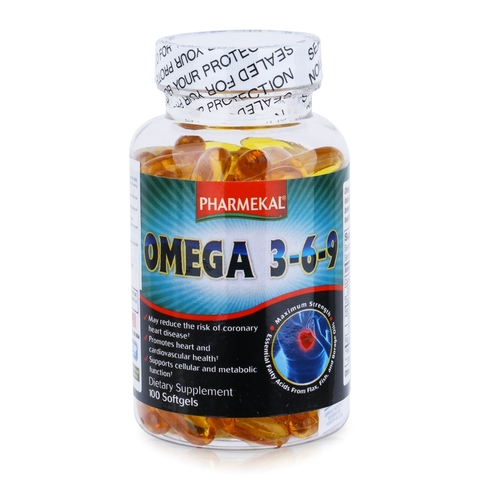 VIÊN UỐNG PHARMEKAL OMEGA 369 Fish Oil 1000mg usa