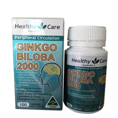 VIÊN UỐNG TUẦN HOÀN NÃO HEALTHY CARE GINKOGO BILOBA