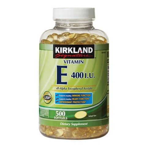 VIÊN UỐNG VITAMIN E KIRKLAND SIGNATURE 400 IU