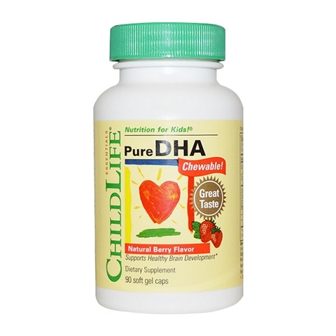 CHILDLIFE - PURE DHA (VIÊN UỐNG BỔ SUNG DHA CHO BÉ 90 VIÊN)