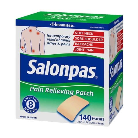 MIẾNG DÁN SALONPAS CỦA MỸ( 140 miếng/hộp)