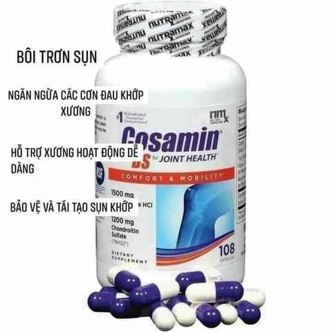 Viên uống bồi bổ sụn khớp- tái tạo khớp Cosamin DS 108 viên của Mỹ (Cao cấp)