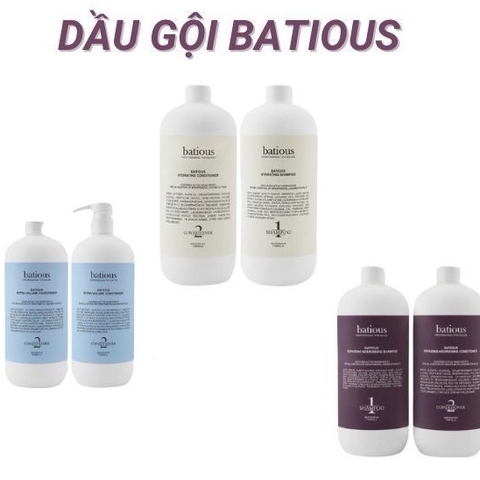 CẶP DẦU GỘI XẢ BATIOUS ANH CAO CẤP PHỤC HỒI