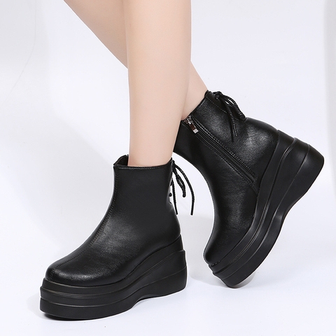 Giày Boot đế cao 8cm - G1756