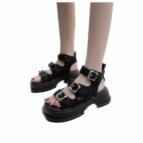 Giày Sandals chiến binh đế cao 5cm - G1907