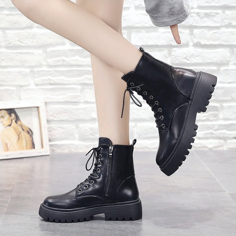 Giay Boot nữ đế cao 4cm - G1932