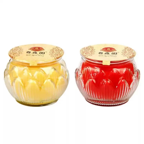 Nến bơ cháy 24h cốc thuỷ tinh