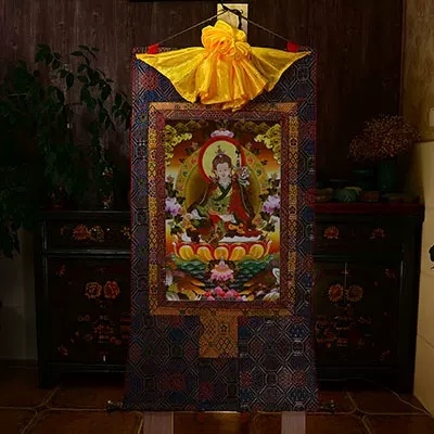 Tranh Thangka Ngài Liên Hoa Sinh