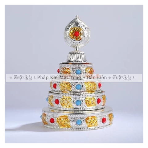 Tháp mandala bằng hợp kim