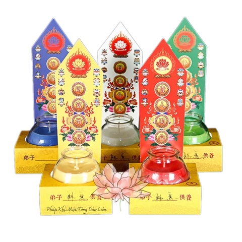 Nến bơ ngũ phương tài phúc
