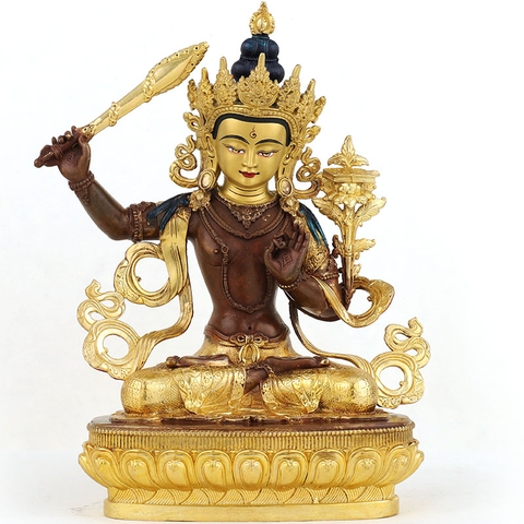 văn thù bồ tát,tượng Nepal, tượng mật tông, mật tông tây tạng