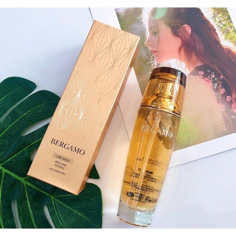 Tinh Chất Dưỡng Da Chống Lão Hoá Bergamo 24K Gold Brilliant Essence