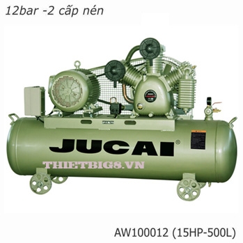 Máy nén khí JUCAI 10HP, bình chứa 500L