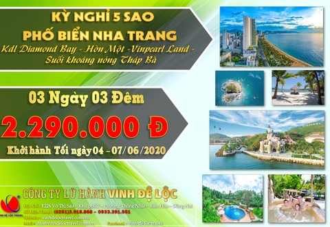 NHA TRANG 5 SAO Kỳ Nghỉ Đẳng Cấp 3N3Đ