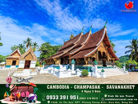 CAMBODIA - CHAMPASAK -  SAVANAKHET 4N3D