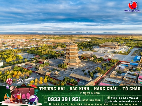 TRUNG QUỐC - THƯỢNG HẢI - BẮC KINH - HÀNG CHÂU - TÔ CHÂU 7N6D