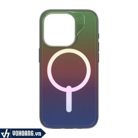 ZAGG Milan Snap - Iridescent | Ốp MagSafe Chống Sốc 4m Chống Ố iPhone 15 Pro Max