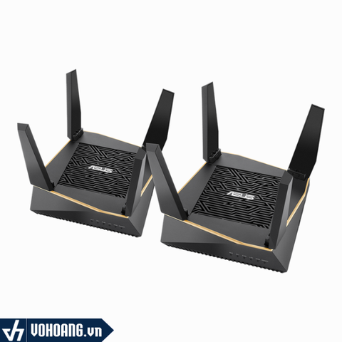 ASUS RT-AX92U (Pack 2) |  Router Wi-Fi6 Gaming TriBand Chuẩn AX6100 Wtfast GPN Chuyên Game Mobile